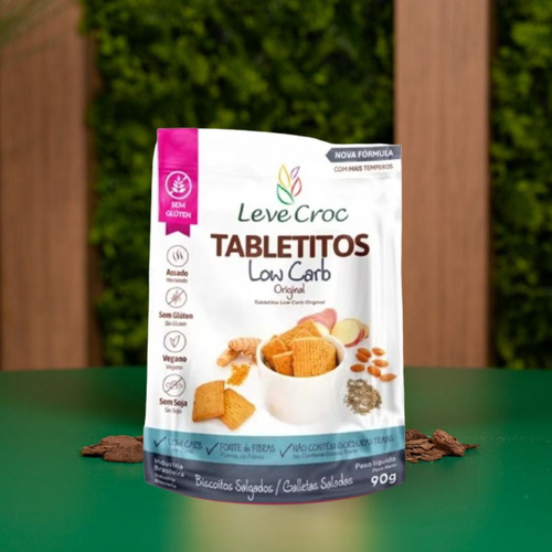 Tabletitos Salgados Low Carb - Original 90g