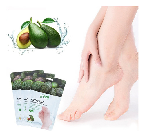 Foot Mask Mascarilla Palta Para Pies Hidratante Y Suavizante