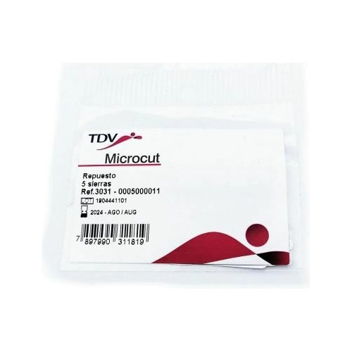 Repuestos Sierras Tdv X5 P/ Microcut Dental Remoción Excesos