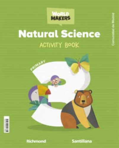 Natura Science Madrid 3 Primary Activity Book World Makers /