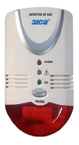 Detector De Gas Natural Envasado Sica 220v Alarma Sonora