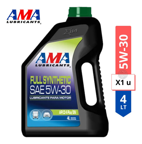 Aceite Lubricante Motor Ama Full Sintetico 5w30 4l