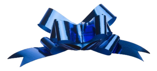 Moño Partidor 50 Pzas Celomagico Mediano Metálico Celosa Color 08-Azul Rey