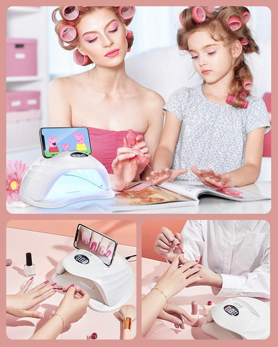 Cabine Estufa Unhas Gel Acrígel Led/uv Digital 48w Aevo