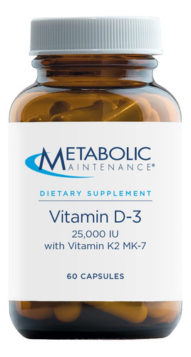 Metabolic Maintenance Vitamina D-3 25.000 Iu + K2 - Alta Pot