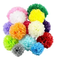 Comprar 6 Pompones Flor Papel Decoracion Fiesta Adorno Xv Años Cumpl