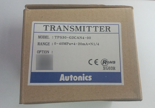 Transmisor De Presión Autonics Tps30-g2can4-00 5800psi