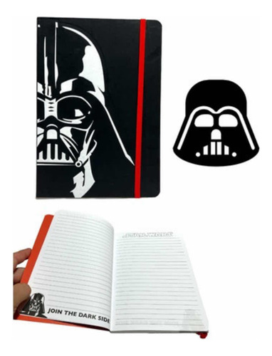 Cuaderno Star Wars Darth Vadee 80 Hojas Rayadas