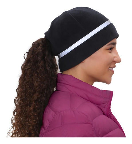 Trailheads Gorro Cola Caballo Mujer | Gorro Reflectante Frío