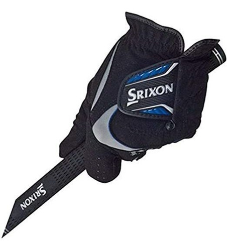 Los Guantes De Golf Srixon Negro De Lluvia (par)