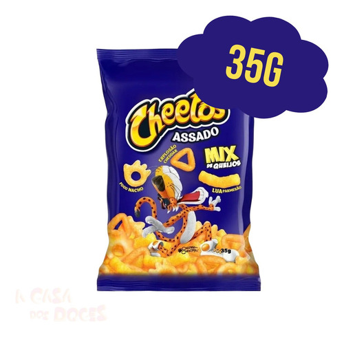 Salgadinhos à base de milho Elma Chips Cheetos e Fandangos selecione sabor no menu 35 g pacote x 20 u