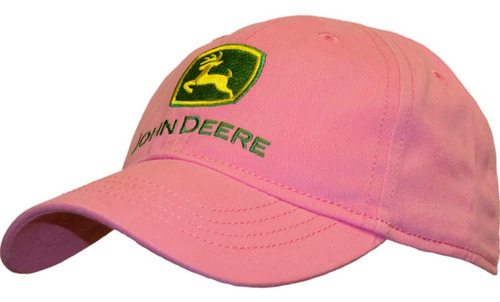 Gorra De Béisbol John Deere Para Niñas Pequeñas, Rosa, 2-4t 