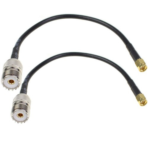 2 Pcs Uhf So239 Hembra A Sma Male Enchufe Pigtail Conector R