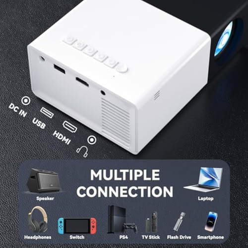 Mini Proyector Con Proyector Portátil Wifi