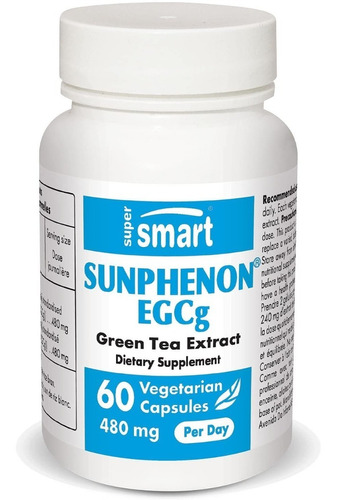 Te Verde 480mg 60cp Super Smart - Unidad a $5480