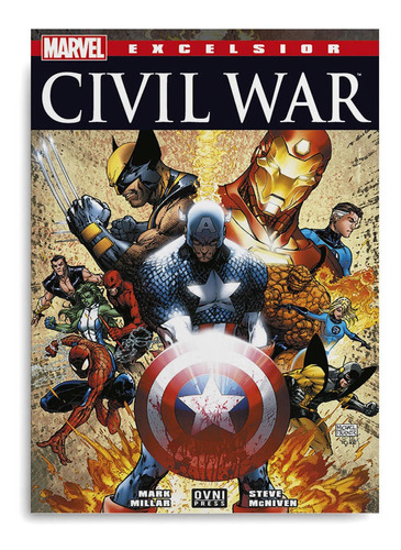 Comic Civil War Edición Excelsior Marvel