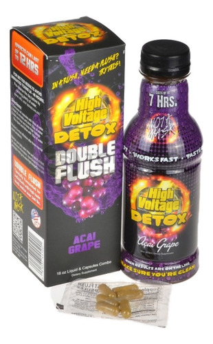 High Voltage Liquido Limpiador Dtox Double Flush Uva