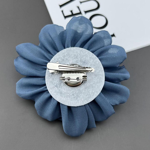 5 Broche De Flores Para Solapa Para Mujer, Azul Oscuro