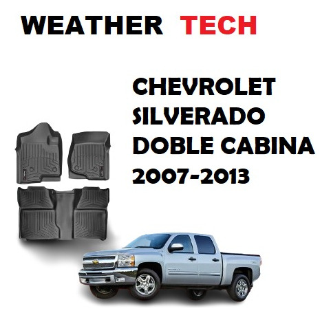 Alfombras Weather Tech Chevrolet Silverado 2007-2013