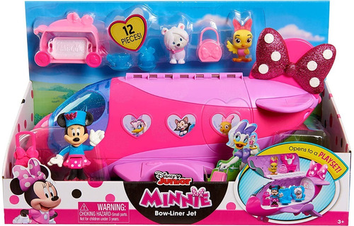  Avion Minniemouse Piloto Bow Liner Jet Con Figura 