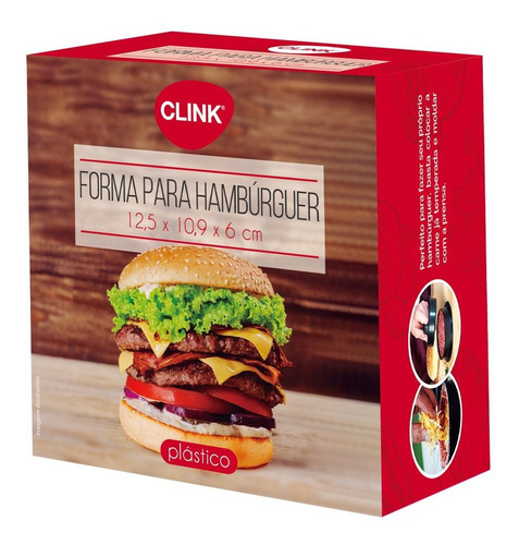 Forma De Fazer Hambúrguer Artesanal Profissional Tupperware