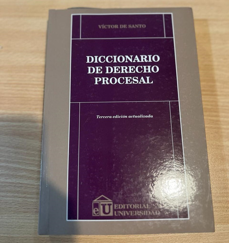  Diccionario De Derecho Procesal- Victor De Santo- Editorial