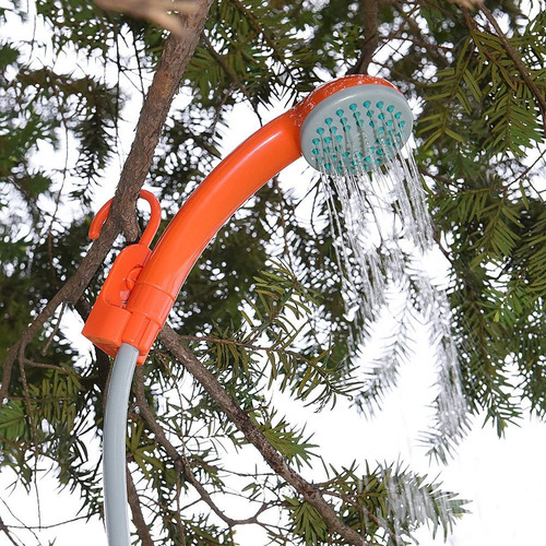 Imagen 9 de 9 de Ducha Portátil De Camping Al Aire Libre De La Bomba De Ducha