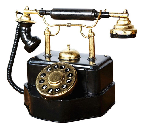 Telephone Model By Hand Decoration European Retro Statue
