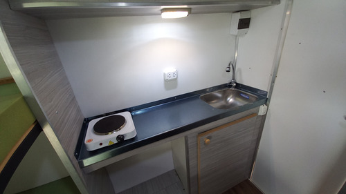 Mini Casa Rodante 2 Metros Para 4 Personas Equipada Tv Led