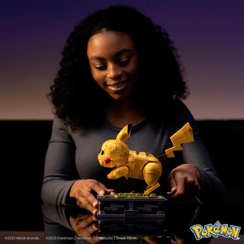Set De Juguetes De Construcción Mega Pokmon Motion Pikachu