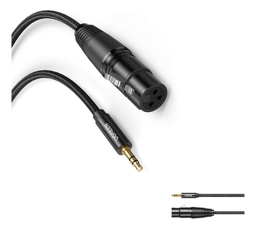 Cable Microfono - Ugreen Xlr Hembra & 3.5mm Trs Stereo 1m Pc