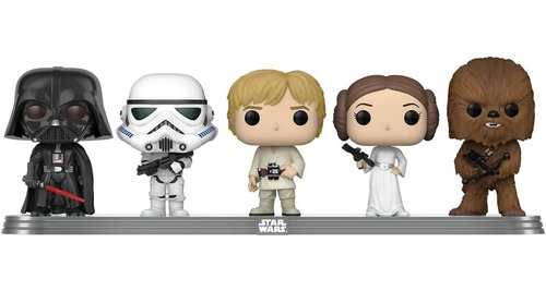 Funko Pop Pack 5 Leia Skywalker Star Wars Vader Convention