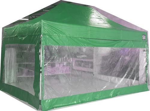 Tenda 4,5x3 Ferro Cobertura Pvc 2 Laterais