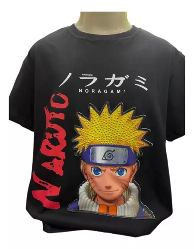 Camisa Infantil Roupa menino menina Pequeno Naruto Colorido Personagem  Desenho