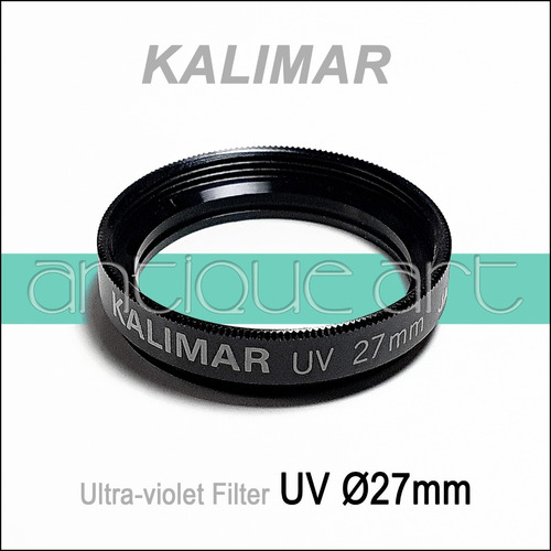 A64 Filtro Filter Uv Ø 27mm Ultra-violet Kalimar Japan 27mm