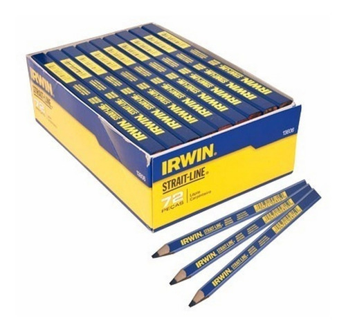 Lápis Para Carpinteiro Irwin Caixa Com 72 Unidades