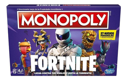 Imagen 1 de 3 de Juego de mesa Monopoly Fortnite Hasbro