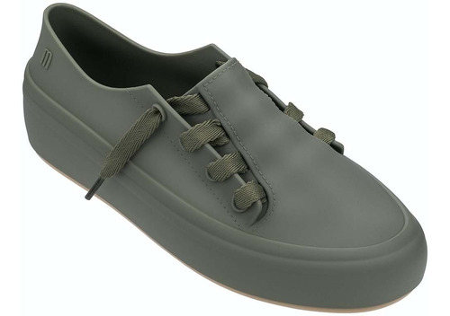 Imagen 2 de 10 de Zapatillas De Mujer Urbana Sneaker Melissa Verde Ingles