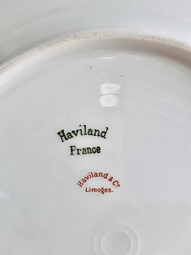 Plato De Colección Francesa Limoges - Haviland