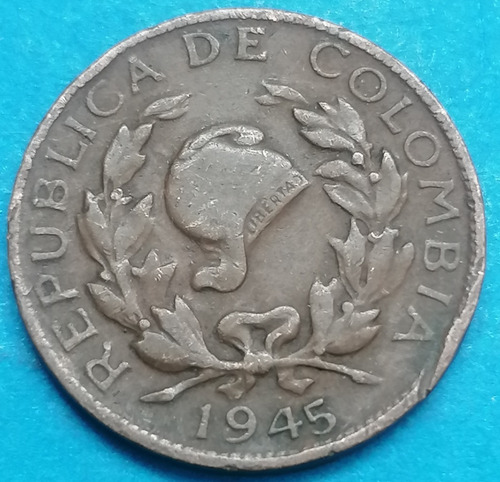 Colombia Moneda 1 Centavo 1945