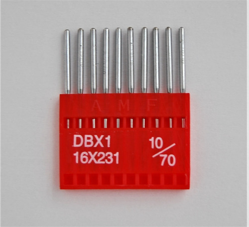 Aguja Para Maquina Recta Industrial Dbx1 16x231 Amf X10unid. Color 70/10
