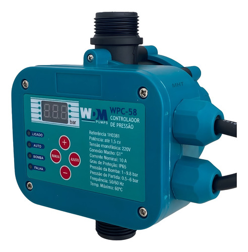 Controlador De Pressão Eletrônico Água Wdm 220v 