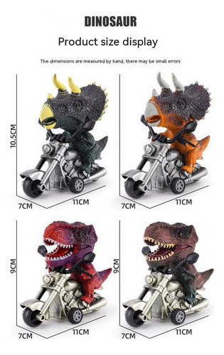 Juguetes For Moto Dinosaur Tyrannosaurus Rex Red Inertia