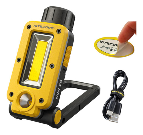 Nitecore Nwl20 - Luz De Trabajo De Mecánica Cob, 600 Lúmenes