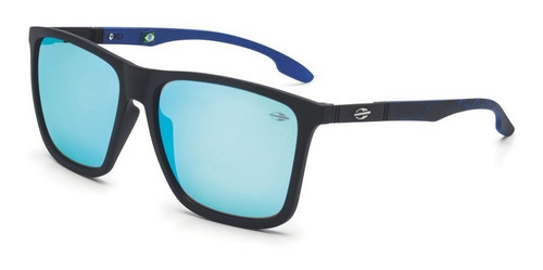 Oculos De Sol Mormaii Hawaii Fosco Preto/azul