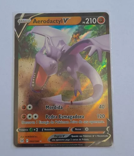 Carta pokemon Aerodactyl V Pontinha E Famões • OLX Portugal