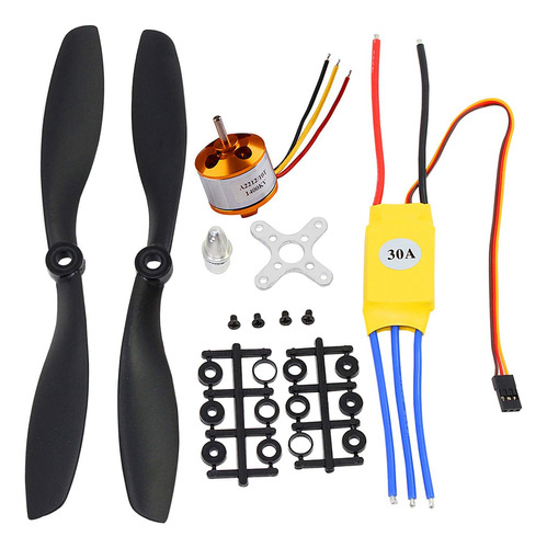 Kit Motor Brushless 1000kv A2212 Driver Aspas Drone Esc30a