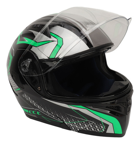 Casco Abatible Para Motocicleta Con Gafas Spoiler Casco De