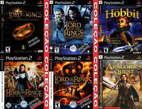 Parche para PS2 de El señor de los anillos: Senhor Dos Anéis (6 DVD)