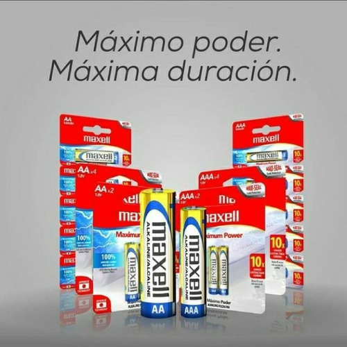 Pila Bateria Aa Y Aaa Maxell Blister De 2 Und